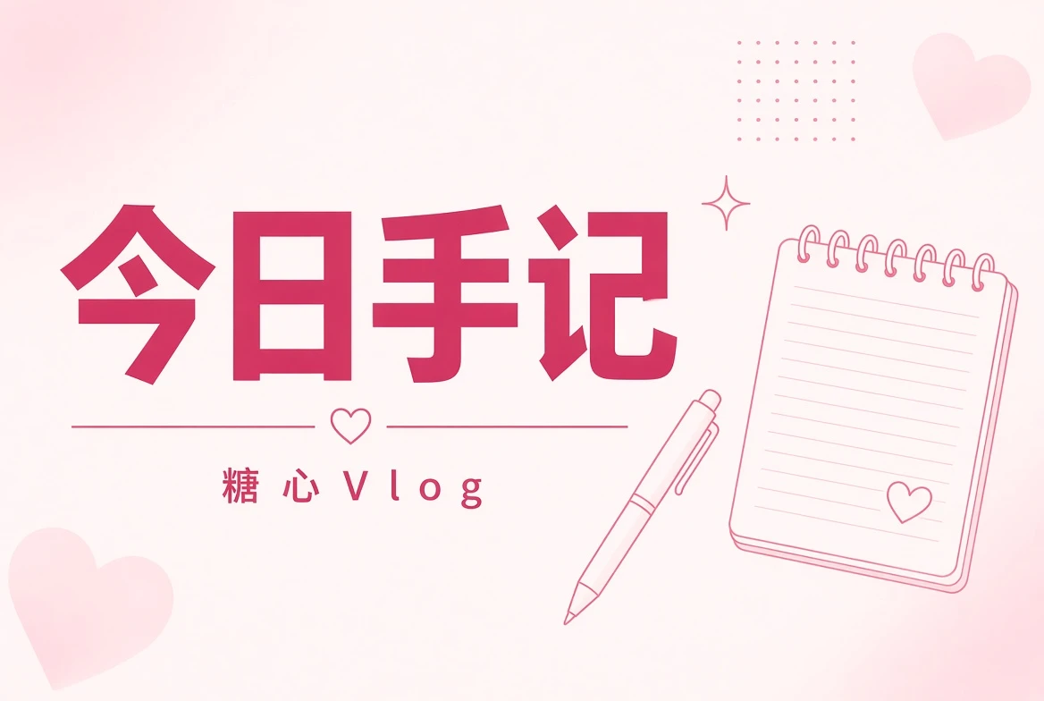 糖心Vlog当日记录画面